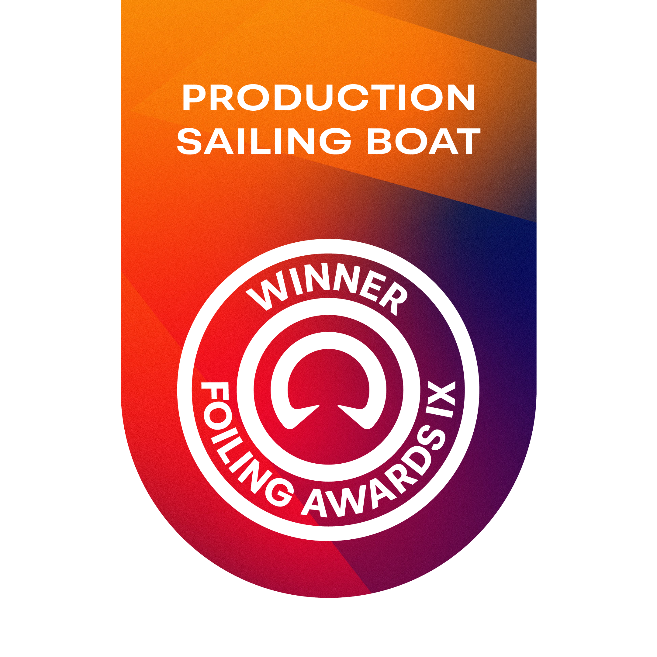 Foiling Awards winner badge